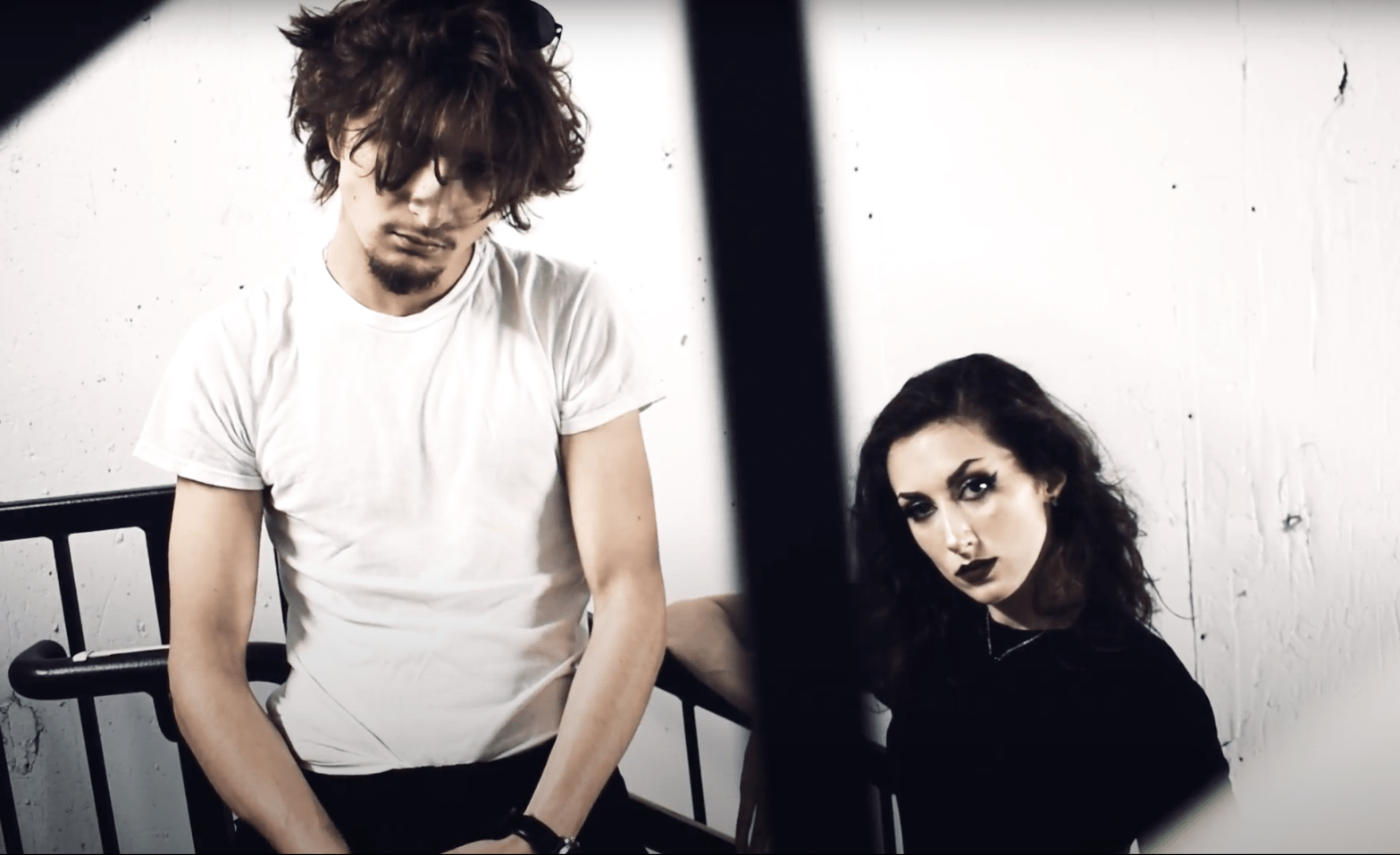 Models Swiim (left) and Velvette (right): the stars of this fashion-music